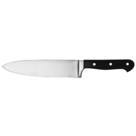 Kochmesser KNIFE 61 | glatter Schliff Edelstahl | Klingenlänge 25 cm | Griffausführung genietet Produktbild