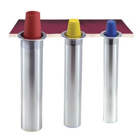 B-Ware | Becherspender, für den vertikalen oder 45° Einbau, passend für Becher mit Rand-Ø 56 - 81 mm, 177 - 300 ml, Röhrenlänge 597 mm Produktbild