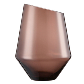 Vase | Windlicht Gr. 220 DIAMONDS Glas smoky  Ø 165 mm  H 220 mm Produktbild