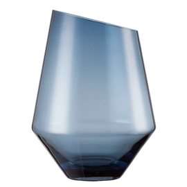 Vase | Windlicht Gr. 277 DIAMONDS Glas blau  Ø 208 mm  H 277 mm Produktbild 0 L