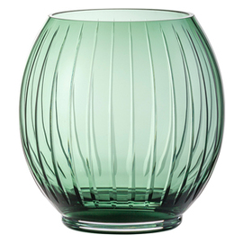 Vase Gr. 190 SIGNUM Glas grün Relief kugelförmig  Ø 185 mm  H 190 mm Produktbild