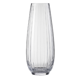 Vase Gr. 410 SIGNUM Glas klar transparent Relief  Ø 165 mm  H 410 mm Produktbild