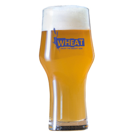 Bierglas BEER BASIC CRAFT Wheat 40 cl mit Moussierpunkt Schriftzug WHEAT Produktbild