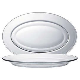 Platte LYS Glas oval | 310 mm transparent Produktbild