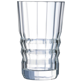Vase ARCHITECTE Glas Relief Ø 162 mm H 270 mm Produktbild