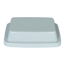 System-Deckel EURO Polycarbonat grau passend für Schale Restaurant 115x85mm 17,5cl L 120 mm B 90 mm H 30 mm Produktbild