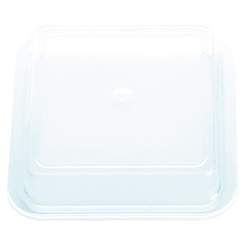 Cloche EURO PBT natur-transparent passend für Quadratteller Restaurant halbtief 20x20cm L 207 mm B 207 mm H 45 mm Produktbild