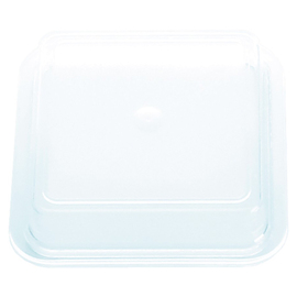 Cloche EURO PBT natur-transparent passend für Quadratteller Restaurant halbtief 20x20cm L 207 mm B 207 mm H 45 mm Produktbild