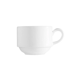 Espressotasse GRACIA Bone China weiß stapelbar 85 ml Produktbild