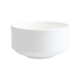 Suppentasse ZEN Fortessa Bone China weiß stapelbar 290 ml Produktbild