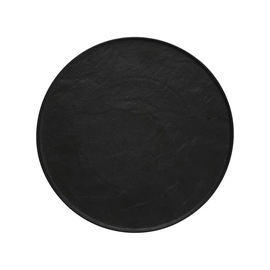 Teller NATURE DARK Porzellan schwarz flach Ø 220 mm Produktbild