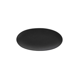 Platte NATURE DARK oval Porzellan schwarz 113 mm x 230 mm Produktbild