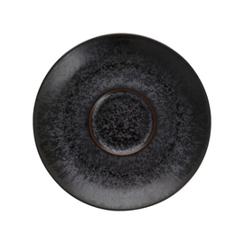 Espresso-Untertasse SOUND MIDNIGHT schwarz Porzellan Produktbild