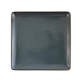 Teller STON BLAU blau | grün flach 230 mm Porzellan Produktbild