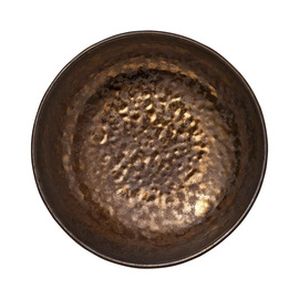 Schale NIVO METALLIC Steingut braun | gold 430 ml Ø 150 mm H 51 mm Produktbild