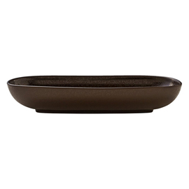 Schale | Platte tief NIVO MOKKA Steinzeug | 170 mm x 110 mm H 35 mm Produktbild