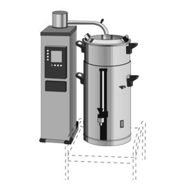 Kaffeebrühmaschine | Teebrühmaschine B40 W R Stundenleistung 145 ltr | 400 Volt Produktbild