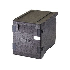 Transportbehälter EPP300 60 ltr schwarz  • isoliert  | 645 mm  x 440 mm  H 475 mm Produktbild