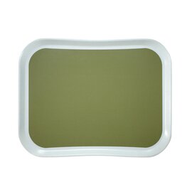 Versa Lite Century Tablett flach Polyester salbeigrün rechteckig | 457 mm  x 355 mm Produktbild
