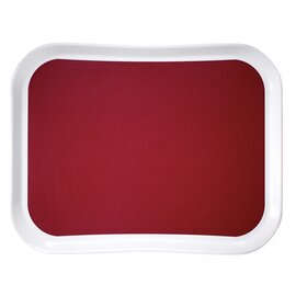 Versa Lite Century Tablett flach Polyester himbeerrot rechteckig | 457 mm  x 355 mm Produktbild