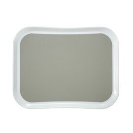 Versa Lite Century Tablett flach Polyester perlgrau rechteckig | 457 mm  x 355 mm Produktbild