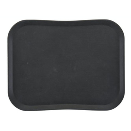 Tablett Century™ rutschfest texturiert | gummiert Polyester schwarz | 430 mm x 330 mm Produktbild