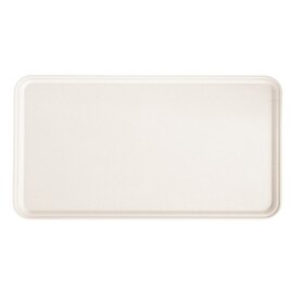 Lite Tablett niedrig Polyester perlweiß rechteckig | 530 mm  x 325 mm Produktbild