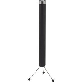 Standascher, Material: Stahl Farbe: schwarz pulverbeschichtet, auf drei Standbeinen, Maße: Ø 7,6 cm, Höhe: 90 cm Produktbild