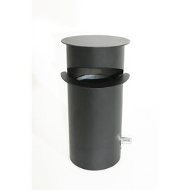 Wandascher Stahl schwarz  Ø 130 mm  H 280 mm Produktbild
