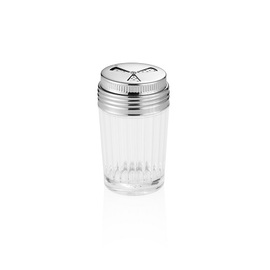 Multi-Streuer Glas Edelstahl Ø 70 mm • Loch-Ø 2mm | 4 mm | 6 mm Produktbild