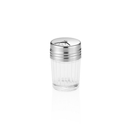 Multi-Streuer Glas Edelstahl Ø 50 mm • Loch-Ø 2mm | 4 mm | 6 mm Produktbild