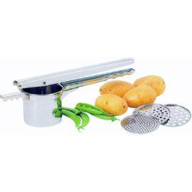 Kartoffelpresse | Spätzlepresse Edelstahl Ø 95 mm L 320 mm Produktbild