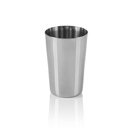 Trinkbecher Edelstahl | silberfarben | 300 ml Ø 75 mm H 110 mm Produktbild