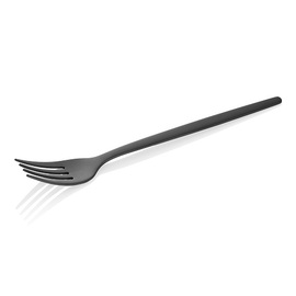 Menügabel ALEX BLACK | Edelstahl mattiert | PVD-beschichtet  L 210 mm Produktbild