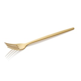 Menügabel ALEX GOLD | Edelstahl mattiert | PVD-beschichtet  L 210 mm Produktbild