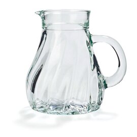 Karaffe Glas mit Relief Eichmaß 0,2 ltr H 105 mm Produktbild
