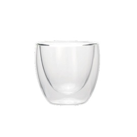 Kaffeeglas CURVED | 200 ml  Ø 80 mm H 95 mm Produktbild