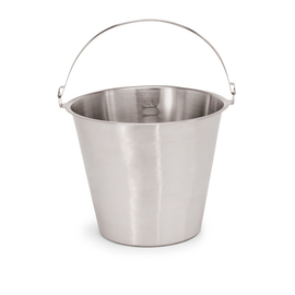 Eimer mit Skala Edelstahl 10 ltr  Ø 300 mm  H 270 mm Produktbild