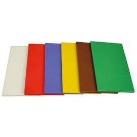 HACCP Schneidbrett Polyethylen  • weiß | 530 mm  x 325 mm  H 20 mm Produktbild