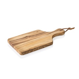 Servierbrett PURE OLIVE mit Griff Olivenholz | 240 mm x 110 mm H 20 mm Produktbild