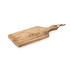 Servierbrett PURE OLIVE mit Griff Olivenholz | 270 mm x 130 mm H 20 mm Produktbild