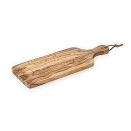 Servierbrett PURE OLIVE mit Griff Olivenholz | 300 mm x 150 mm H 20 mm Produktbild