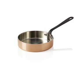 Mini-Servierpfanne 3PLY | Edelstahl | Kupfer | 0,25 ltr  Ø 120 mm H 30 mm | Stielgriff Produktbild