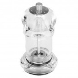 Pfeffermühle mit mit Salzstreuer Acryl transparent • Mahlwerk aus Edelstahl  H 120 mm Produktbild