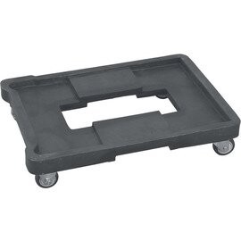 Transporttrolley schwarz  | 725 mm  x 530 mm  H 190 mm Produktbild