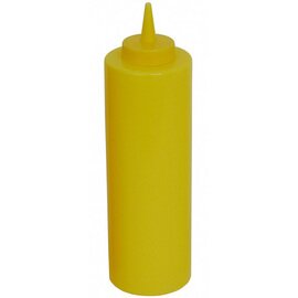 Quetschflasche 700 ml Kunststoff gelb Schraubdeckel | Verschlusskappe Ø 70 mm H 250 mm Produktbild