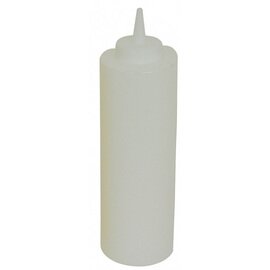 Quetschflasche 700 ml Kunststoff weiß Schraubdeckel | Verschlusskappe Ø 70 mm H 250 mm Produktbild