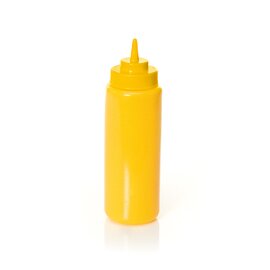 Quetschflasche Kunststoff 950 ml gelb Schraubdeckel Ø 80 mm H 260 mm Produktbild