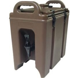 B-Ware | Getränke-Thermobehälter, Kunststoff, stapelbar, mit Auslaufhahn, dunkelbraun, Inh.: 7 ltr. Produktbild