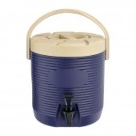 Thermogetränkebehälter blau beige 17 ltr Ø 300 mm  H 460 mm Produktbild